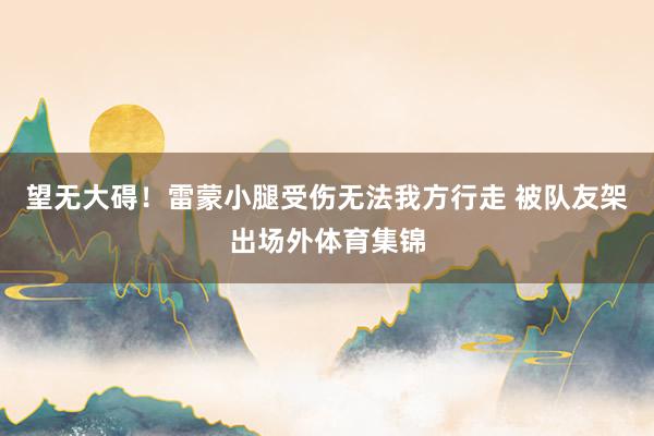 望无大碍！雷蒙小腿受伤无法我方行走 被队友架出场外体育集锦