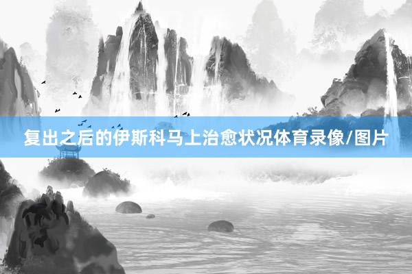 复出之后的伊斯科马上治愈状况体育录像/图片