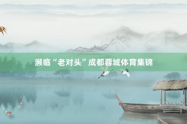 濒临“老对头”成都蓉城体育集锦
