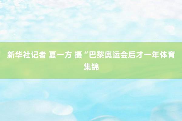 新华社记者 夏一方 摄“巴黎奥运会后才一年体育集锦
