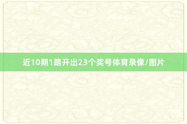 近10期1路开出23个奖号体育录像/图片