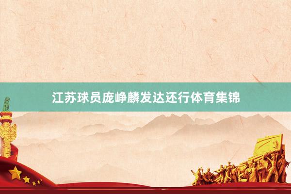 江苏球员庞峥麟发达还行体育集锦