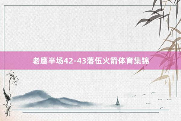 老鹰半场42-43落伍火箭体育集锦