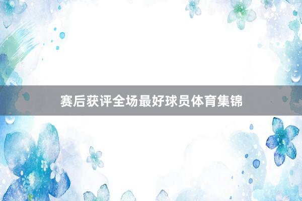 赛后获评全场最好球员体育集锦