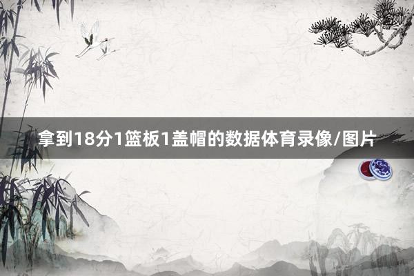 拿到18分1篮板1盖帽的数据体育录像/图片